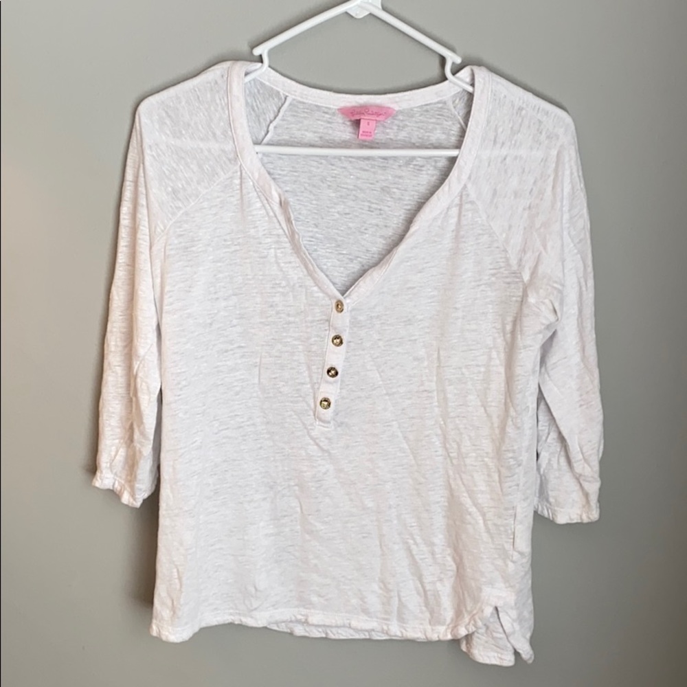 LILLY PULITZER 3/4 LENGTH SLEEVE